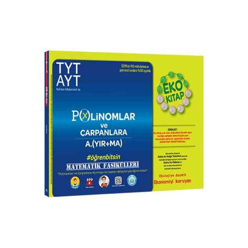 Tonguç Akademi TYT-AYT Matematik Fasikülleri - Polinomlar ve Çarpanlara Ayırma