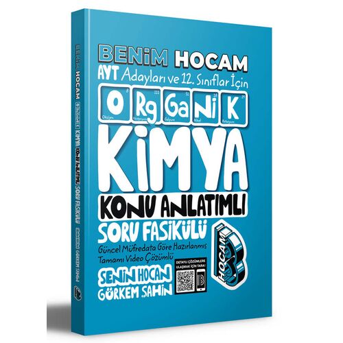 Benim Hocam 2022 AYT ve 12. Sınıflar İçin Organik Kimya Konu Anlatımlı Soru Fasikülü