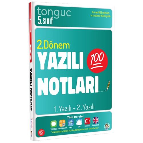 Tonguç Akademi 5. Sınıf Yazılı Notları 2. Dönem 1 ve 2. Yazılı