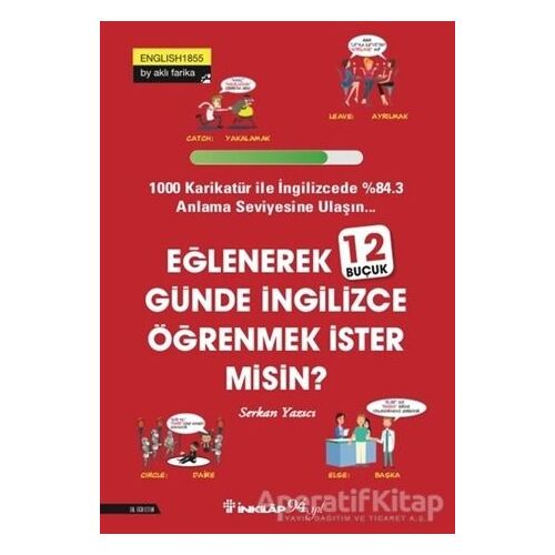 Eğlenerek 12 Buçuk Günde İngilizce Öğrenmek İster Misin? - Serkan Yazıcı - İnkılap Kitabevi