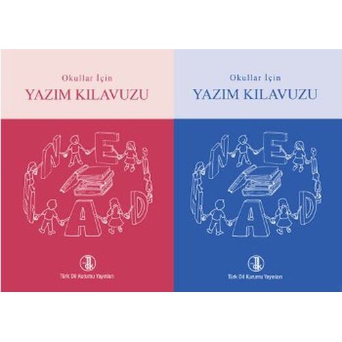 Okullar için Yazım Kılavuzu (Mavi-Kırmızı Kapak) - Kolektif - Türk Dil Kurumu Yayınları
