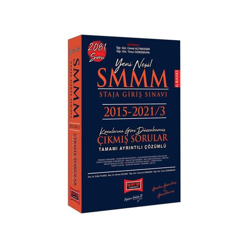Yargı 2022 SMMM Staja Giriş Sınavı Çözümlü Çıkmış Sorular (2015-2021/3) 6