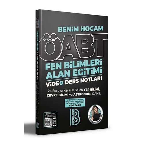 Benim Hocam 2022 ÖABT Fen Bilimleri Alan Eğitimi Video Ders Notları