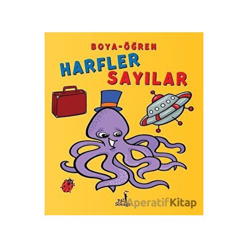 Boya - Öğren Harfler Sayılar - Kolektif - Pal Sokağı Yayınları