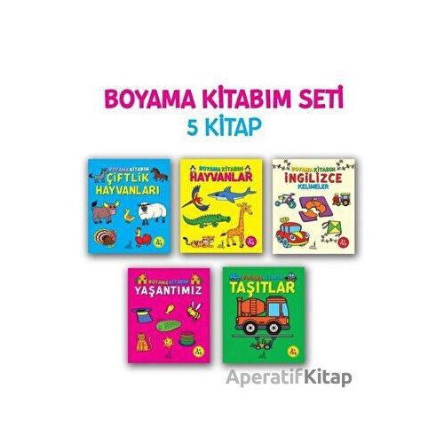 Boyama Kitabım Seti - 5 Kitap - Serkan Karakoç - Pal Sokağı Yayınları