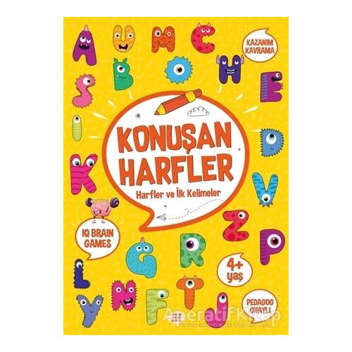 Konuşan Harfler (4+ Yaş) - Kolektif - Dokuz Çocuk