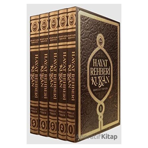 Hayat Rehberi Kur’an Konulu Tefsir 5 Cilt (Orta Boy) - Kolektif - Diyanet İşleri Başkanlığı
