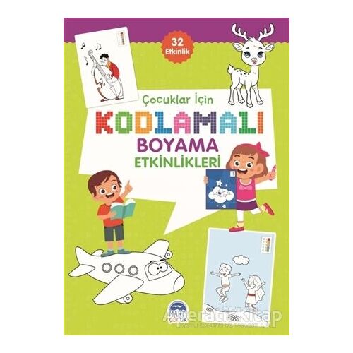 Çocuklar için Kodlama Etkinlikleri - Yeşil 2 - 32 Etkinlik - Kolektif - Martı Çocuk Yayınları