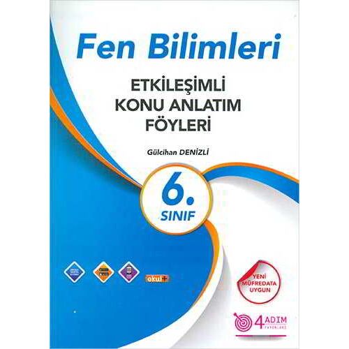 6. Sınıf Fen Bilimleri Etkileşimli Konu Anlatım Föyleri - Gülcihan Denizli - 4 Adım Yayınları