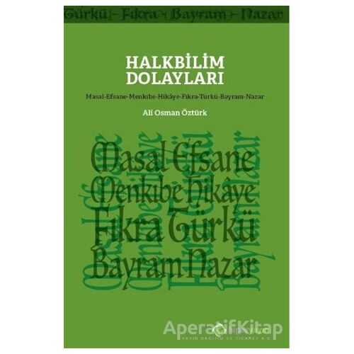 Halkbilim Dolayları - Ali Osman Öztürk - Hiperlink Yayınları