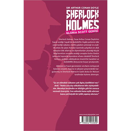 Gloria Scott Gemisi - Sherlock Holmes - Maviçatı Yayınları