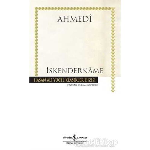 İskendername - Ahmedi - İş Bankası Kültür Yayınları