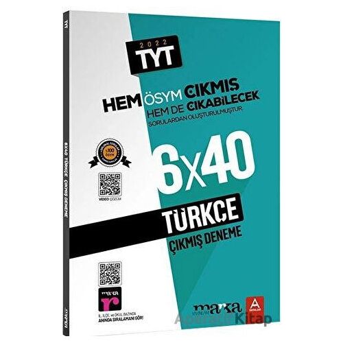 2023 TYT Türkçe ÖSYM Çıkmış ve Çıkabilecek Sorulardan Oluşturulmuş 6 Deneme Sınavı Tamamı Video Çözü