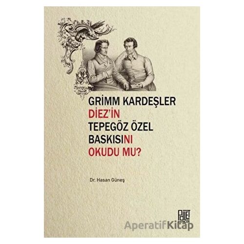 Grimm Kardeşler Diezin Tepegöz Özel Baskısını Okudu mu? - Hasan Güneş - Palet Yayınları