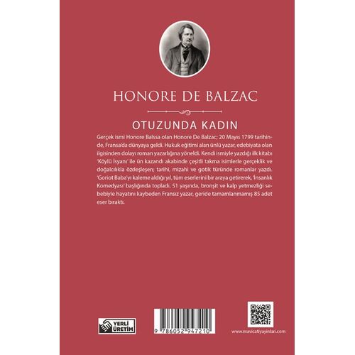 Otuzunda Kadın - Honore de Balzac - Maviçatı (Dünya Klasikleri)