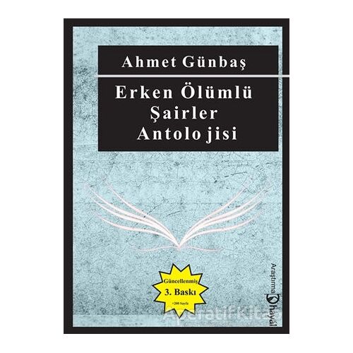 Erken Ölümlü Şairler Antolojisi - Ahmet Günbaş - Hayal Yayınları