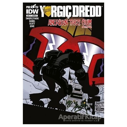 Yargıç Dredd Sayı 17 (Kapak B) - Duane Swierczynski - Presstij Kitap