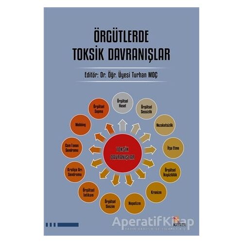 Örgütlerde Toksik Davranışlar - Turhan Moç - Kriter Yayınları