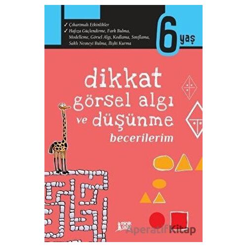 Dikkat Görsel Algı Ve Düşünme Becerilerim (6 Yaş) - Berkay Dinç - Minik Ada