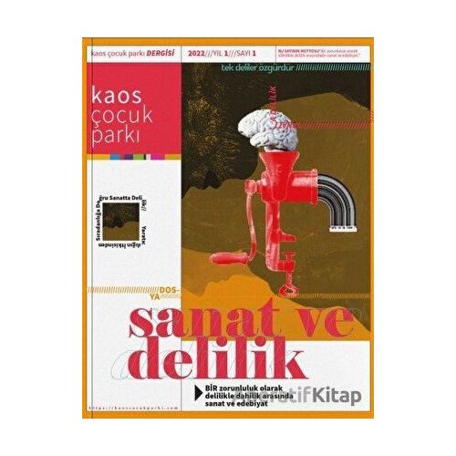 Kaos Çocuk Parkı - Sanat Ve Delilik Yıl:1 Sayı:1 2022 - Kaos Çocuk Parkı Yayınları