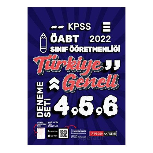 2022 KPSS ÖABT Sınıf Öğretmenliği 4-5-6 (3lü Deneme) - Kolektif - Pegem Akademi Yayıncılık
