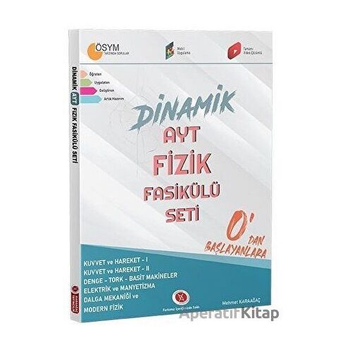 Dinamik AYT Fizik Seti - Mehmet Karaağaç - Karaağaç Yayıncılık