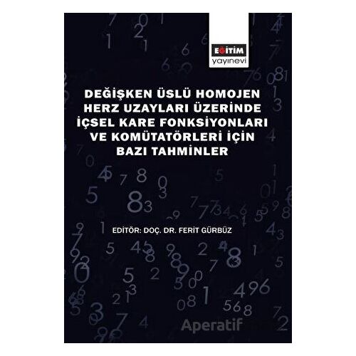 Değişken Üslü Homojen Herz Uzayları Üzerinde İçsel Kare Fonksiyonları ve Komütatörleri İçin Bazı Tah