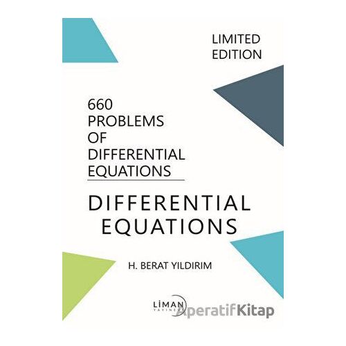 660 Problems of Differential Equations - H. Berat Yıldırım - Liman Yayınevi