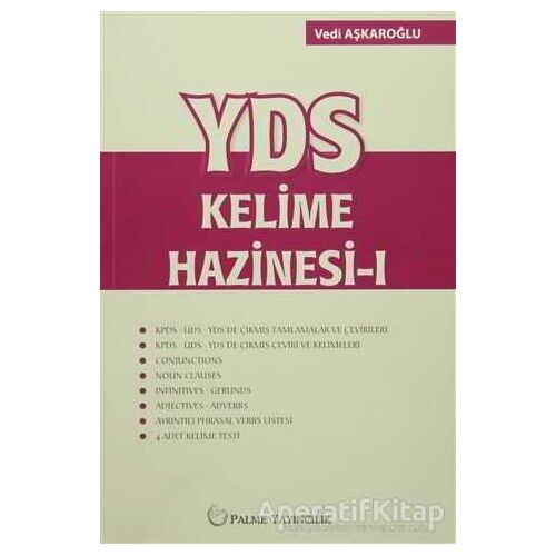 YDS Kelime Hazinesi 1 - Vedi Aşkaroğlu - Palme Yayıncılık