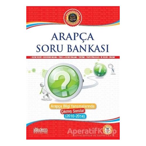 Arapça Soru Bankası - Kolektif - Akdem Yayınları