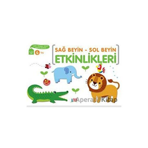 Sağ Beyin - Sol Beyin Etkinlikleri (4 Yaş) - Elif Konar - Minik Ada