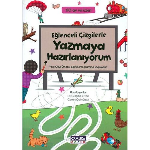 Eğlenceli Çizgilerle Yazmaya Hazırlanıyorum - Kolektif - Çamlıca Çocuk Yayınları