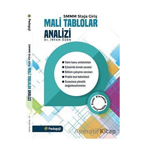 Mali Tablolar Analizi - İrfan Özen - Pedagoji Yayınları