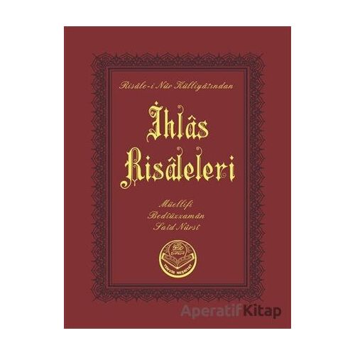 İhlas Risaleleri (Çanta Boy) - Bediüzzaman Said Nursi - Tenvir Neşriyat