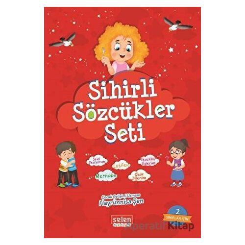 Sihirli Sözcükler Seti (5 Kitap Takım + soru kitapçığı) - Hayrünnisa Şen - Selen Çocuk