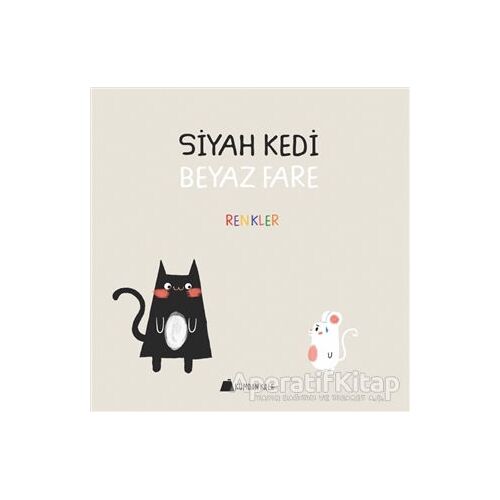 Siyah Kedi Beyaz Kedi - Renkler - Duygu Yardımcı - Kumdan Kale
