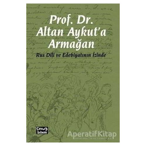Prof. Dr. Altan Aykuta Armağan - Kolektif - Çeviribilim