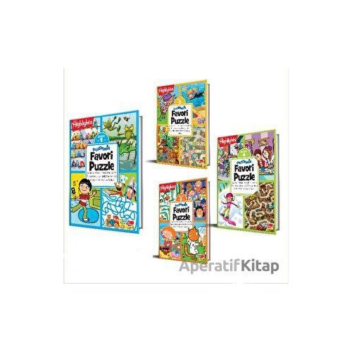 Highlights Puzzlemania Favori Puzzle 4lü Set - Kolektif - Dikkat Atölyesi Yayınları