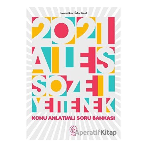 2021 ALES Sözel Yetenek Konu Anlatımlı Soru Bankası - Özlem Cömert - NSN Yayınevi
