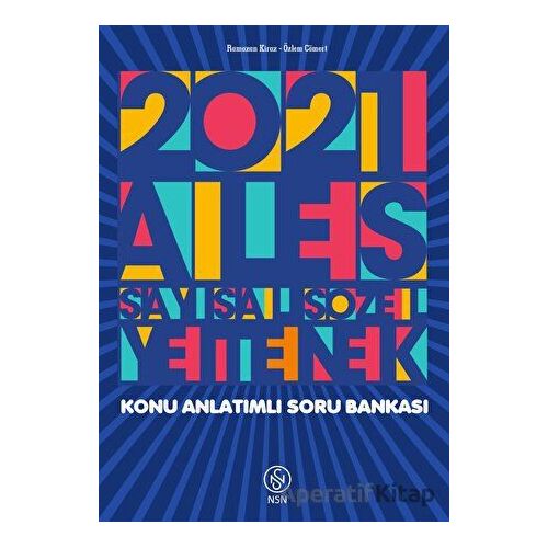 ALES Sayısal Sözel Yetenek Konu Anlatımlı Soru Bankası - Özlem Cömert - NSN Yayınevi