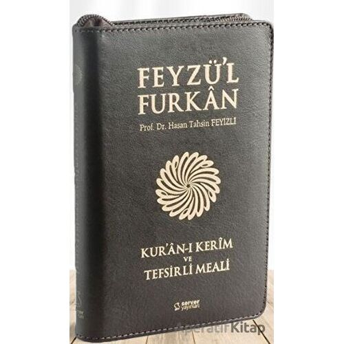 Feyzül Furkân Kurân-ı Kerîm ve Tefsirli Meali - Cep Boy - Fermuarlı - Deri Cilt