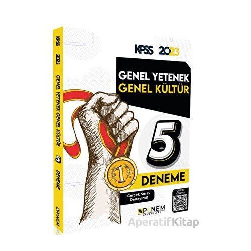 2023 KPSS Genel Yetenek Genel Kültür Tamamı Çözümlü 5 Deneme - Kolektif - Panem Yayınları