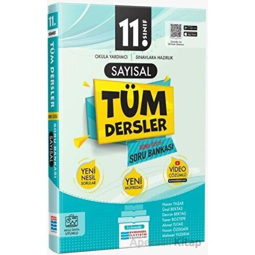 11. Sınıf Tüm Dersler Sayısal Konu Özetli Soru Bankası - Kolektif - Evrensel İletişim Yayınları