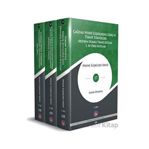 Aktarım Odaklı Terapi Eğitimi Ders Notları (3 Kitap) - Tahir Özakkaş - Psikoterapi Enstitüsü