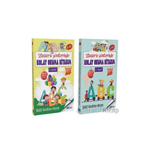 Basara Yöntemiyle Kolay Okuma Kitabım 1-2 Cilt Set - Halil İbrahim Orçan - Sen Yayınları