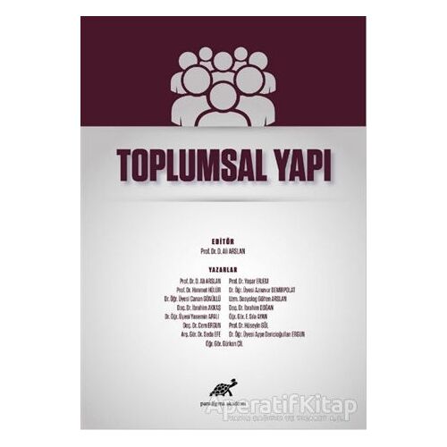 Toplumsal Yapı - Seda Efe - Paradigma Akademi Yayınları