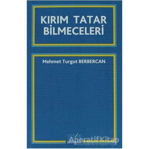 Kırım Tatar Bilmeceleri - Mehmet Turgut Berbercan - Derin Yayınları