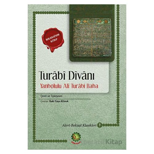 Yanbolulu Ali Turabi Baba - Turabi Baba - Dörtkapı Yayınevi