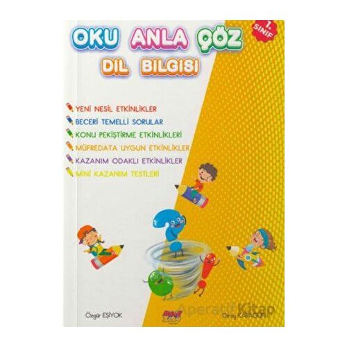 Oku Anla Çöz Dil Bilgisi - (1. Sınıf) - Özgür Eşiyok - Aktif Zeka Yayınları