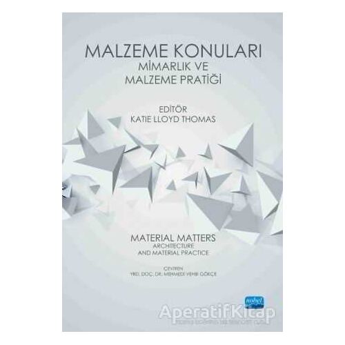 Malzeme Konuları - Routledge - Nobel Akademik Yayıncılık
